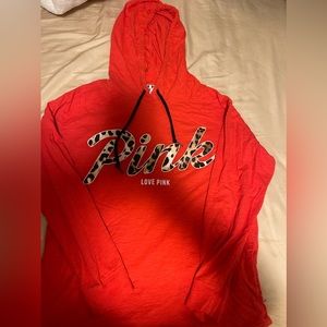 Victoria secret PINK thin material long sleeve pull over